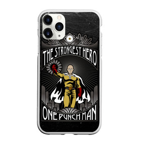 Чехол для iPhone 11 Pro матовый с принтом One Punch Man в Петрозаводске, Силикон |  | one punch man | saitama | ванпанчмен | сайтама