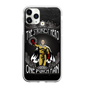 Чехол для iPhone 11 Pro Max матовый с принтом One Punch Man в Петрозаводске, Силикон |  | one punch man | saitama | ванпанчмен | сайтама