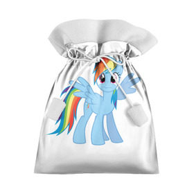 Подарочный 3D мешок с принтом My little pony 2 в Петрозаводске, 100% полиэстер | Размер: 29*39 см | пони