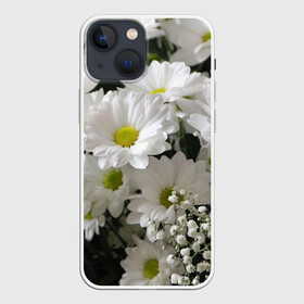 Чехол для iPhone 13 mini с принтом Белоснежное цветение в Петрозаводске,  |  | ландыши | лепестки | прикольные картинки | ромашки | цветочки | цветы
