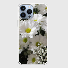Чехол для iPhone 13 Pro Max с принтом Белоснежное цветение в Петрозаводске,  |  | Тематика изображения на принте: ландыши | лепестки | прикольные картинки | ромашки | цветочки | цветы