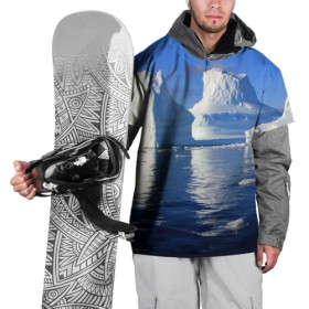 Накидка на куртку 3D с принтом Айсберг в Петрозаводске, 100% полиэстер |  | Тематика изображения на принте: айсберг | антаркида | арктика | вода | лёд | океан | отражение | север | солнце | холод