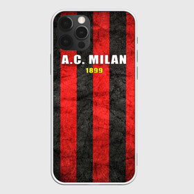 Чехол для iPhone 12 Pro Max с принтом A C Milan в Петрозаводске, Силикон |  | болельщик | италия | клуб | милан | фанат | футбол | футболист