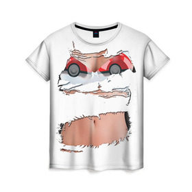 Женская футболка 3D с принтом Лифчик-покеболлы в Петрозаводске, 100% полиэфир ( синтетическое хлопкоподобное полотно) | прямой крой, круглый вырез горловины, длина до линии бедер | pokemon go
