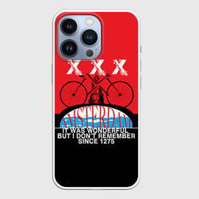 Чехол для iPhone 13 Pro с принтом Amsterdam t shirt в Петрозаводске,  |  | american football | baseball | fashion | football | sport | sport league | style | team | west | американский футбол | амстер | амстердам | амстэрдам | бейсбол | голландия | запад | команды | мода | надписи | спорт | спортивные лиги | стиль