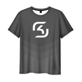 Мужская футболка 3D с принтом SK-Gaming в Петрозаводске, 100% полиэфир | прямой крой, круглый вырез горловины, длина до линии бедер | csgo | esports | gaming | lg | sk | team