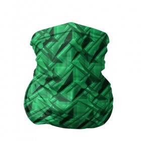 Бандана-труба 3D с принтом Металл с тиснением зеленый в Петрозаводске, 100% полиэстер, ткань с особыми свойствами — Activecool | плотность 150‒180 г/м2; хорошо тянется, но сохраняет форму | Тематика изображения на принте: 