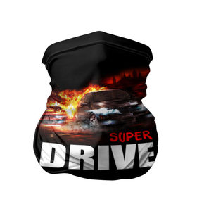 Бандана-труба 3D с принтом Super drive в Петрозаводске, 100% полиэстер, ткань с особыми свойствами — Activecool | плотность 150‒180 г/м2; хорошо тянется, но сохраняет форму | 