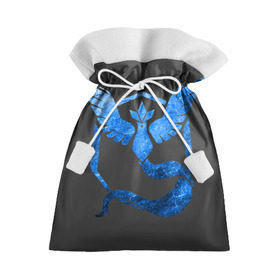 Подарочный 3D мешок с принтом Blue в Петрозаводске, 100% полиэстер | Размер: 29*39 см | bulbasaur | pikachu | pokemon | squirtle | бальбазар | пикачу | покемон | сквиртл