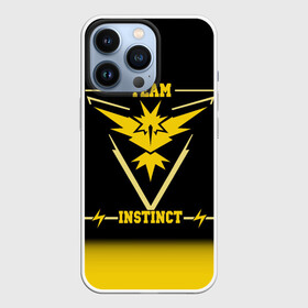 Чехол для iPhone 13 Pro с принтом Team Instinct в Петрозаводске,  |  | Тематика изображения на принте: go | instinct | pokemon | team | покемон