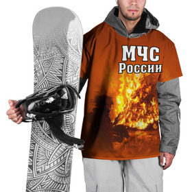 Накидка на куртку 3D с принтом МЧС России в Петрозаводске, 100% полиэстер |  | мчс | пожарный | россии