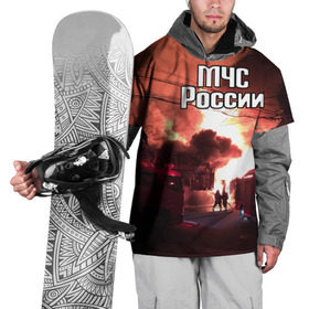 Накидка на куртку 3D с принтом МЧС в Петрозаводске, 100% полиэстер |  | Тематика изображения на принте: мчс | пожарный | россии