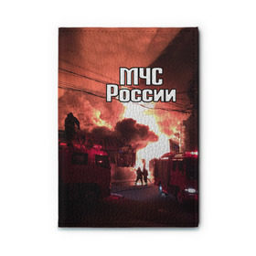 Обложка для автодокументов с принтом МЧС в Петрозаводске, натуральная кожа |  размер 19,9*13 см; внутри 4 больших “конверта” для документов и один маленький отдел — туда идеально встанут права | мчс | пожарный | россии