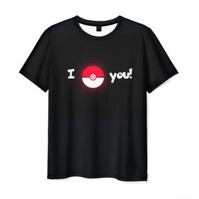 Мужская футболка 3D с принтом Я поймаю тебя! в Петрозаводске, 100% полиэфир | прямой крой, круглый вырез горловины, длина до линии бедер | Тематика изображения на принте: pokemon go