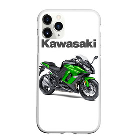 Чехол для iPhone 11 Pro матовый с принтом Kawasaky Ninja 1000 в Петрозаводске, Силикон |  | kawasaky