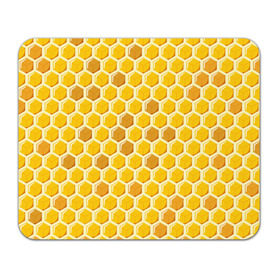Коврик прямоугольный с принтом Медовые соты в Петрозаводске, натуральный каучук | размер 230 х 185 мм; запечатка лицевой стороны | арт | еда | мед | пчелы | соты
