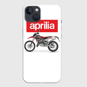 Чехол для iPhone 13 с принтом Aprilia enduro в Петрозаводске,  |  | aprilia