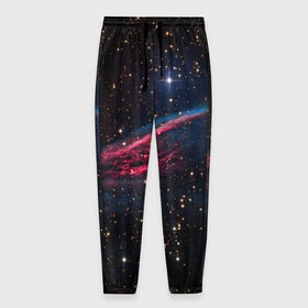 Мужские брюки 3D с принтом Астрал в Петрозаводске, 100% полиэстер | манжеты по низу, эластичный пояс регулируется шнурком, по бокам два кармана без застежек, внутренняя часть кармана из мелкой сетки | вселенная | галактика | звёзды | космическое пространство | космос | созвездие