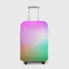 Чехол для чемодана 3D с принтом Сочетание красок в Петрозаводске, 86% полиэфир, 14% спандекс | двустороннее нанесение принта, прорези для ручек и колес | градиент | пятна | разноцветные