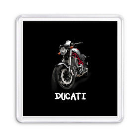 Магнит 55*55 с принтом Ducati в Петрозаводске, Пластик | Размер: 65*65 мм; Размер печати: 55*55 мм | ducati | дукати | мото | мотогонки | мотоспорт | мотоцикл