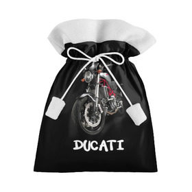 Подарочный 3D мешок с принтом Ducati в Петрозаводске, 100% полиэстер | Размер: 29*39 см | Тематика изображения на принте: ducati | дукати | мото | мотогонки | мотоспорт | мотоцикл