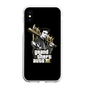 Чехол для iPhone XS Max матовый с принтом GTA 3 в Петрозаводске, Силикон | Область печати: задняя сторона чехла, без боковых панелей | grand theft auto | gta | гта