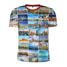 Мужская футболка 3D спортивная с принтом Достопримечательности планеты в Петрозаводске, 100% полиэстер с улучшенными характеристиками | приталенный силуэт, круглая горловина, широкие плечи, сужается к линии бедра | Тематика изображения на принте: азия | берлин | вегас | венеция | воспоминания | города | достопримечательности | европа | египет | калифорния | каникулы | лондон | милан | москва | ностальгия | нью йорк | отдых | отпуск | память
