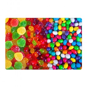 Магнитный плакат 3Х2 с принтом Вкусняшки в Петрозаводске, Полимерный материал с магнитным слоем | 6 деталей размером 9*9 см | Тематика изображения на принте: вкуснотища | вкусняшки | глазурь | карамельки | конфетки | конфеты | мармеладки | сахар | сладости
