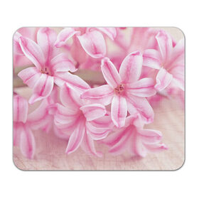 Коврик прямоугольный с принтом Нежные цветочки в Петрозаводске, натуральный каучук | размер 230 х 185 мм; запечатка лицевой стороны | розовый | цветок | цветы