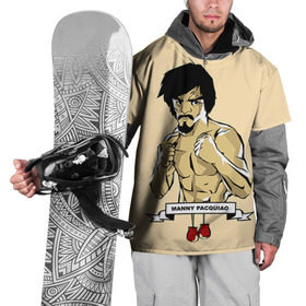 Накидка на куртку 3D с принтом Manny Pacquiao в Петрозаводске, 100% полиэстер |  | Тематика изображения на принте: мэнни пакьяо