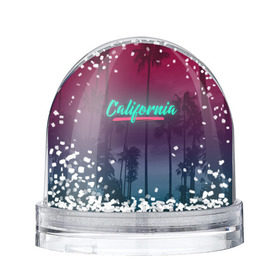 Снежный шар с принтом California в Петрозаводске, Пластик | Изображение внутри шара печатается на глянцевой фотобумаге с двух сторон | america | california | city | state | sun. summer | америка | город | калифорния | лето | солнце | штат