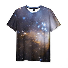 Мужская футболка 3D с принтом Вселенная в Петрозаводске, 100% полиэфир | прямой крой, круглый вырез горловины, длина до линии бедер | вселенная | галактика | звёзды | космическое пространство | космос | созвездие
