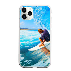 Чехол для iPhone 11 Pro матовый с принтом Лето в Петрозаводске, Силикон |  | берег | волна | лето | море | отдых | серфинг