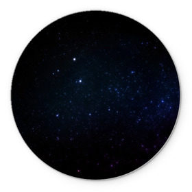 Коврик круглый с принтом Deep Space в Петрозаводске, резина и полиэстер | круглая форма, изображение наносится на всю лицевую часть | star | звезды