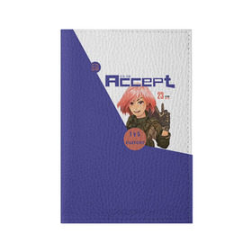 Обложка для паспорта матовая кожа с принтом cs:go Акихабара в Петрозаводске, натуральная матовая кожа | размер 19,3 х 13,7 см; прозрачные пластиковые крепления | 