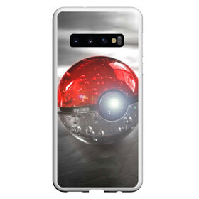 Чехол для Samsung Galaxy S10 с принтом Red and White в Петрозаводске, Силикон | Область печати: задняя сторона чехла, без боковых панелей | Тематика изображения на принте: bulbasaur | pikachu | pokemon | squirtle | бальбазар | пикачу | покемон | сквиртл