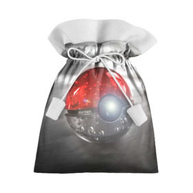 Подарочный 3D мешок с принтом Red and White в Петрозаводске, 100% полиэстер | Размер: 29*39 см | bulbasaur | pikachu | pokemon | squirtle | бальбазар | пикачу | покемон | сквиртл