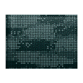 Обложка для студенческого билета с принтом Кибер камуфляж 3 в Петрозаводске, натуральная кожа | Размер: 11*8 см; Печать на всей внешней стороне | Тематика изображения на принте: пиксели | темный