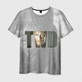 Мужская футболка 3D с принтом TWD. Дэрил Диксон в Петрозаводске, 100% полиэфир | прямой крой, круглый вырез горловины, длина до линии бедер | Тематика изображения на принте: 