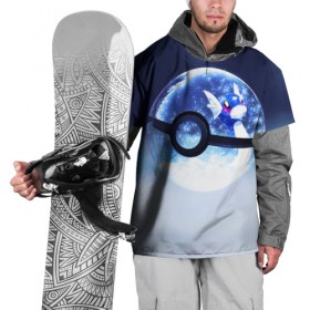 Накидка на куртку 3D с принтом Snow one в Петрозаводске, 100% полиэстер |  | bulbasaur | pikachu | pokemon | squirtle | бальбазар | пикачу | покемон | сквиртл