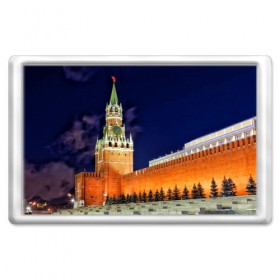Магнит 45*70 с принтом Кремль в Петрозаводске, Пластик | Размер: 78*52 мм; Размер печати: 70*45 | moscow | russia | гордость | кремль | москва | отечество | родина | россия | столица