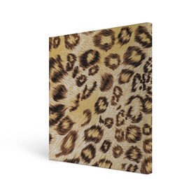 Холст квадратный с принтом Леопардовая ткань в Петрозаводске, 100% ПВХ |  | Тематика изображения на принте: гепард | гламур | леопард | мода | пятна | роскошь | ткань | точки | шерсть