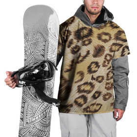 Накидка на куртку 3D с принтом Леопардовая ткань в Петрозаводске, 100% полиэстер |  | гепард | гламур | леопард | мода | пятна | роскошь | ткань | точки | шерсть