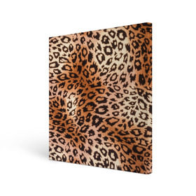 Холст квадратный с принтом Леопардовая шкура в Петрозаводске, 100% ПВХ |  | Тематика изображения на принте: гепард | гламур | леопард | мода | роскошь | шерсть