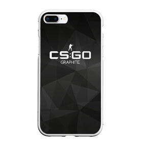 Чехол для iPhone 7Plus/8 Plus матовый с принтом csgo - Graphite (Графит) в Петрозаводске, Силикон | Область печати: задняя сторона чехла, без боковых панелей | Тематика изображения на принте: cs | csgo | го | кс