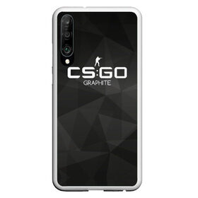 Чехол для Honor P30 с принтом csgo - Graphite (Графит) в Петрозаводске, Силикон | Область печати: задняя сторона чехла, без боковых панелей | Тематика изображения на принте: cs | csgo | го | кс