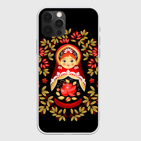 Чехол для iPhone 12 Pro Max с принтом Матрешка в Петрозаводске, Силикон |  | flowers | matryoshka | russian | роспись | русская | цветы