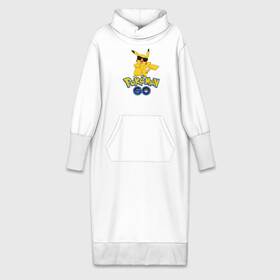 Платье удлиненное хлопок с принтом Pokemon GO в Петрозаводске,  |  | pikachu | pokeball | доллар | золото | пикачу | покеболл | покемон