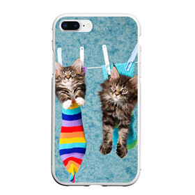 Чехол для iPhone 7Plus/8 Plus матовый с принтом Мейн-кун 1 в Петрозаводске, Силикон | Область печати: задняя сторона чехла, без боковых панелей | кот | котенок | котик | котэ | кошка | мейн кун | мейнкун | мэйн кун | мэйнкун