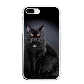 Чехол для iPhone 7Plus/8 Plus матовый с принтом Мейн-кун 3 в Петрозаводске, Силикон | Область печати: задняя сторона чехла, без боковых панелей | кот | котенок | котик | котэ | кошка | мейн кун | мейнкун | мэйн кун | мэйнкун